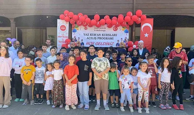Sinop'ta yaz Kur'an kursları başladı