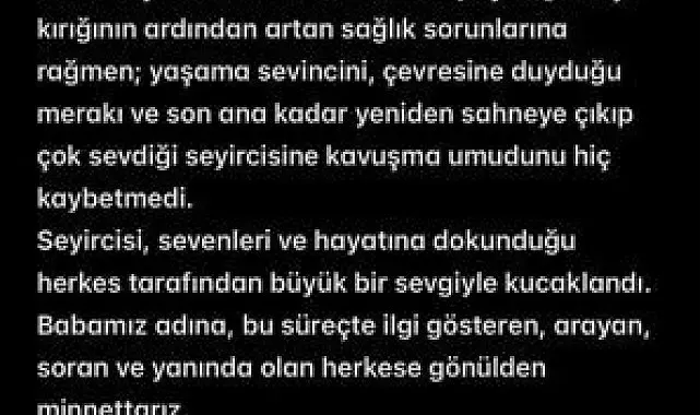 Oyuncu Zihni Göktay hayatını kaybetti