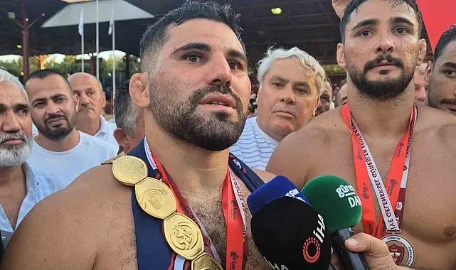 Kırkpınar'ın yeni başpehlivanı Erkan Taş: "Kendimi rüyada gibi hissediyorum"