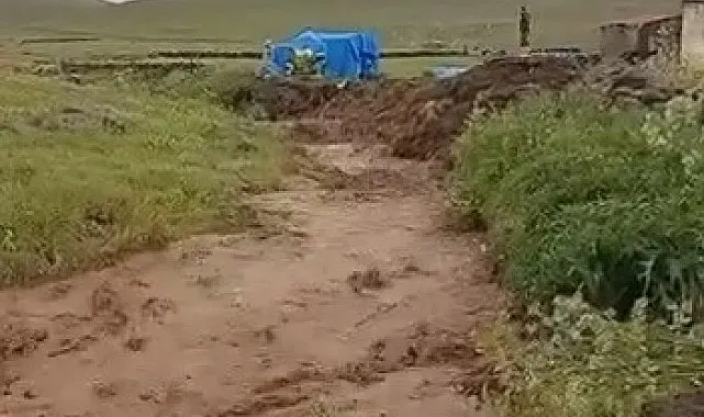 Meteoroloji uyarmıştı: Kağızman'da sel