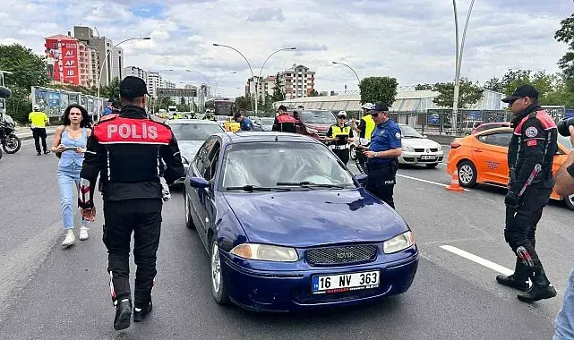 Ankara'da NATO Zirvesi kapsamında asayiş ve trafik denetimi gerçekleştirildi