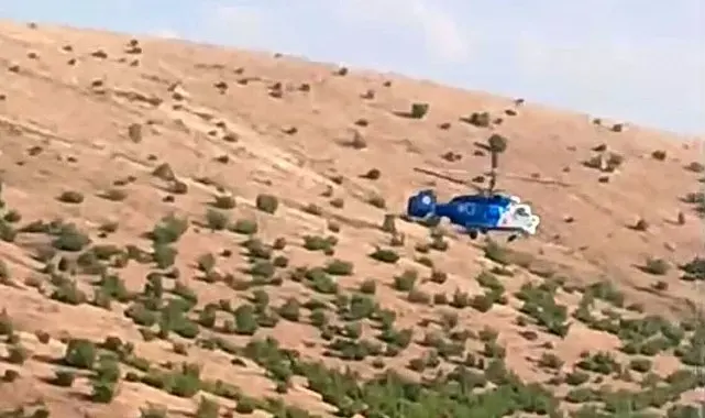 Malatya'daki orman yangınına havada müdahale