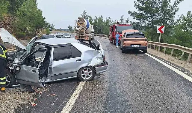 Bilecik'te zincirleme kaza: 2 yaralı