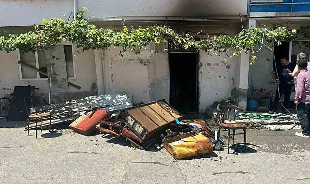 Samsun'da yangın paniği