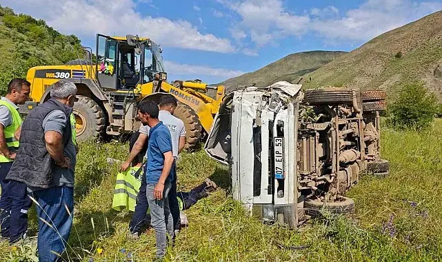 Bingöl'deki trafik kazasında 1 kişi hayatını kaybetti