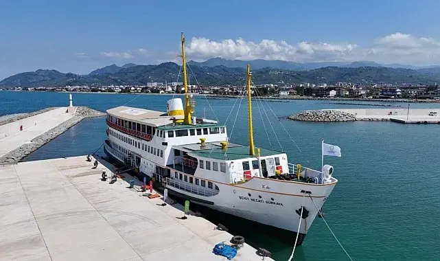 Ordu'da Şehit Necati Gürkaya Gemisi ilk seferini yaptı