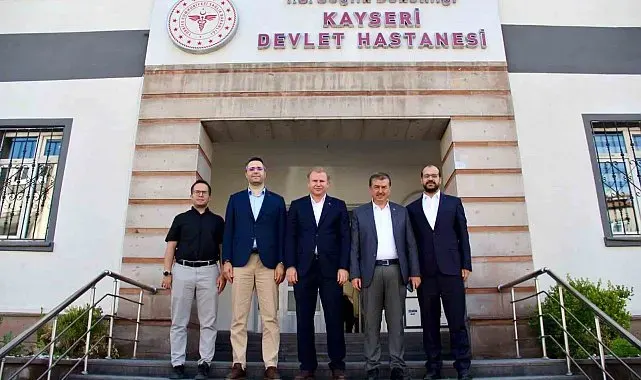 Yeşilhisar heyetinden Başhekim Çöl'e ziyaret