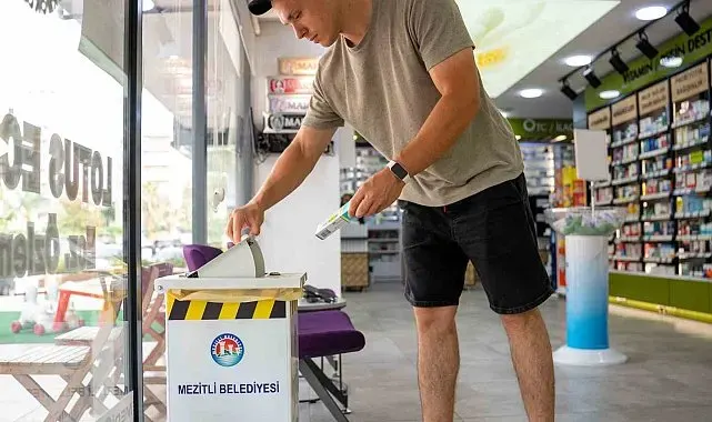 Mezitli'de atık ilaçlar için örnek uygulama