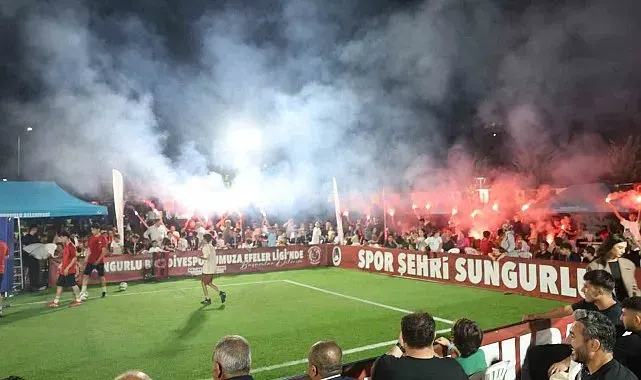 Sungurlu'da ayak tenisi turnuvası kıyasıya mücadelelere sahne oldu