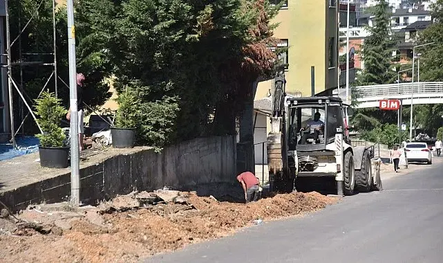 Başiskele Cumhuriyet Caddesi yeni yüzüne kavuşuyor