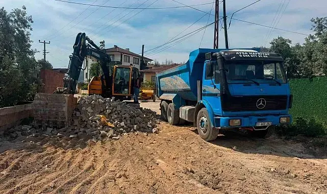 Bilecik'te köyün altyapısını değiştirecek yatırım başladı
