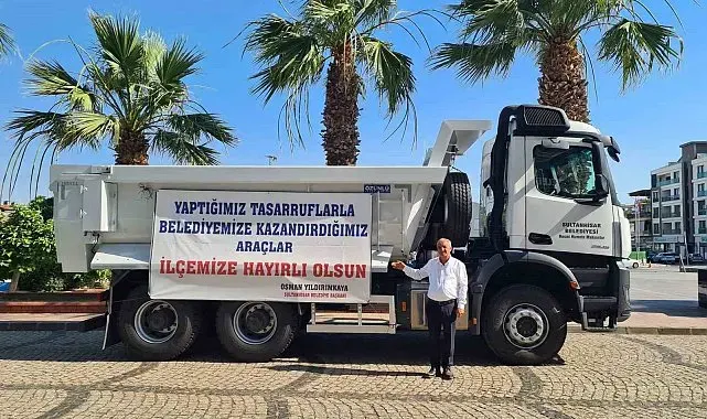 Sultanhisar Belediyesi yeni hizmet aracını filosuna kattı