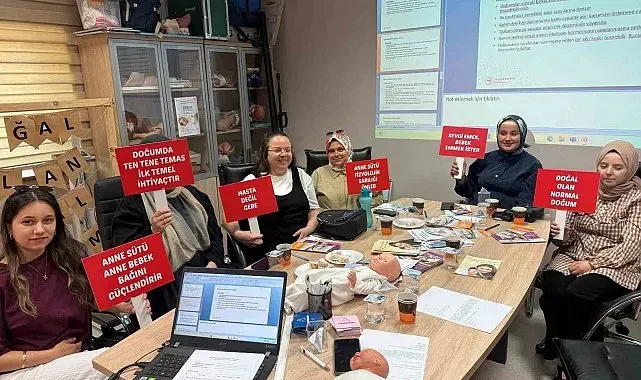Gebe okulu eğitimleri devam ediyor