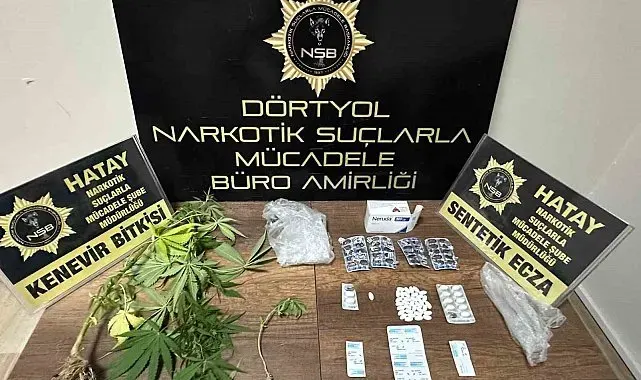 Dörtyol'da uyuşturucu operasyonu: 2 gözaltına