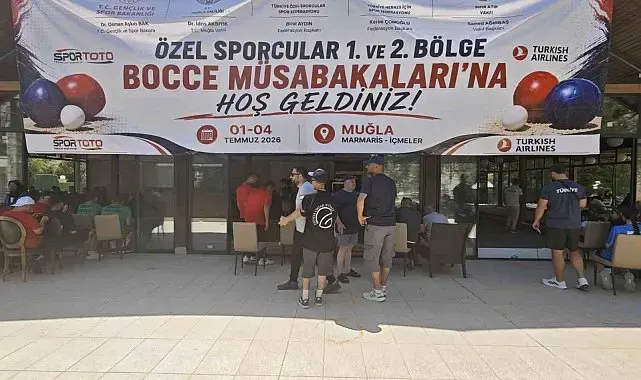 Özel sporcular Bocce Türkiye şampiyonası Muğla'da başladı
