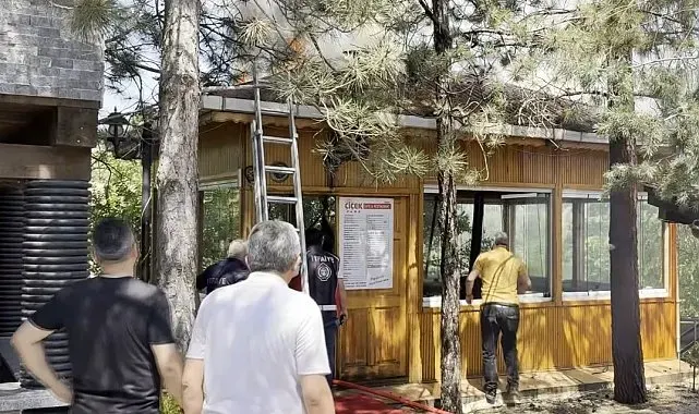 Kastamonu'da tesiste çıkan yangın ormana sıçramadan söndürüldü