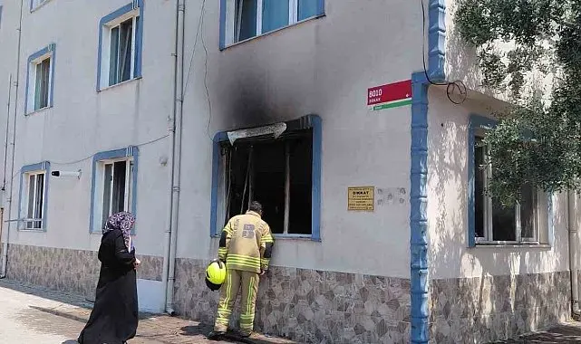 Gönen'de bir evde çıkan yangın hasara neden oldu