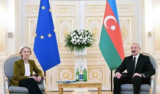 AB Komisyonu Başkanı Leyen: "Kafkasya'daki bağlantı projelerini desteklemek amacıyla 200 milyon euro hibe sağlayacağız"