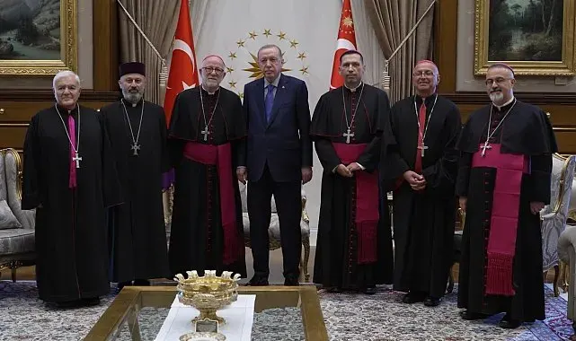 Cumhurbaşkanı Erdoğan, Türkiye Katolik Episkoposlar heyetini kabul etti