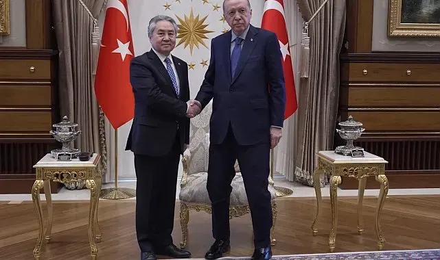Cumhurbaşkanı Erdoğan, Kırgızistan Dışişleri Bakanı Kulubayev'i kabul etti
