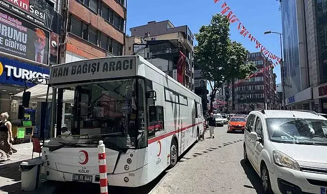 Kızılay'dan kan bağışı