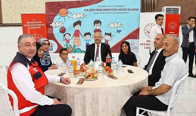 Koruyucu Aile Günü'nde aileler ve çocuklar aynı sofrada buluştu