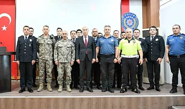 Muğla Emniyetinde rütbe terfi töreni
