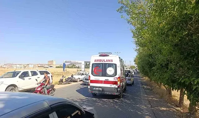 Adıyaman'da otomobil ile araç çarpıştı: 1 yaralı