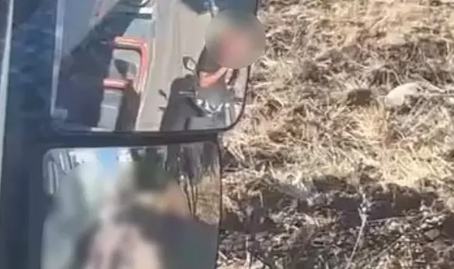 Madde kullanarak motosiklet sürdü