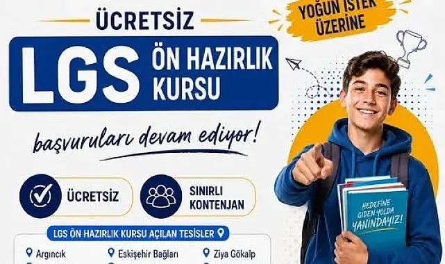 Büyükşehir'den gençlere TYT, LGS ve YDS kursları