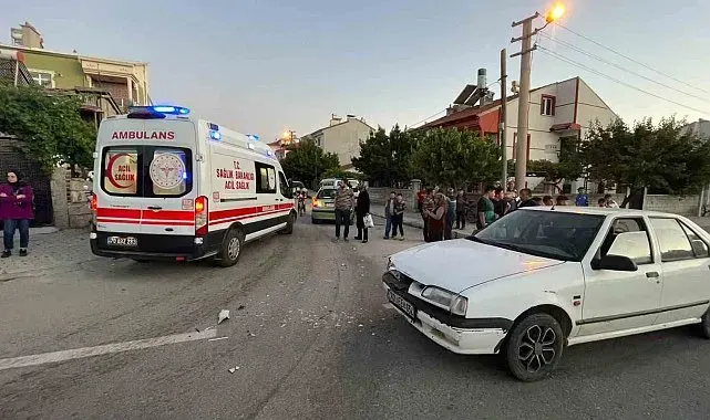 Karaman'da otomobiller çarpıştı: 1 yaralı