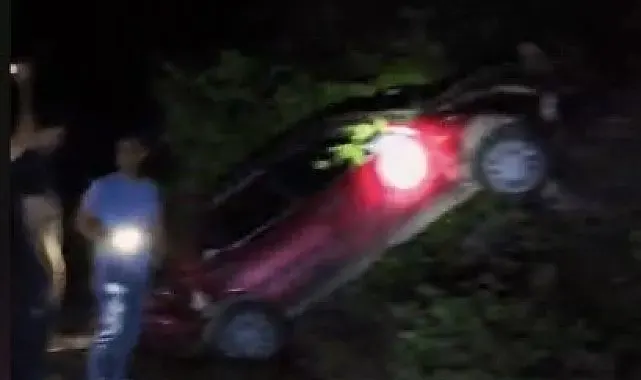 Osmaniye'de otomobil uçuruma yuvarlandı: 2 yaralı