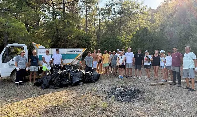 Marmaris Çamurlubük ve İnbükü'nde temizlik seferberliği