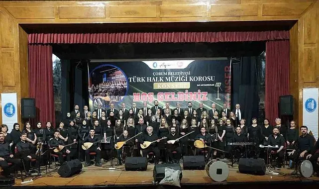 Çorum Belediyesi THM Korosu'ndan yaza merhaba konseri