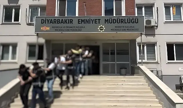 Diyarbakır'da silahlı suç örgütü şebekesi çökertildi: 40 gözaltı