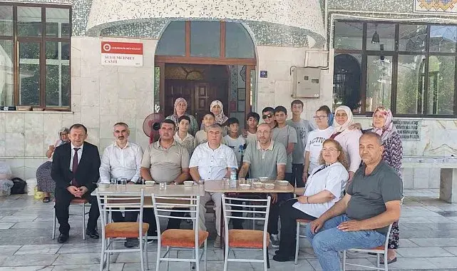 Kaymakam Doğru, aşure programında vatandaşlarla buluştu