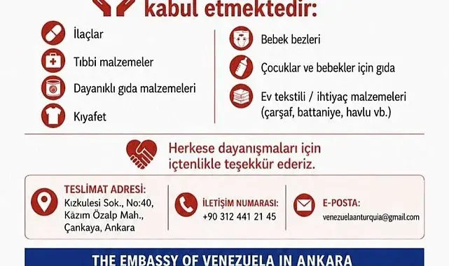 Fatma Şahin'den Venezuela'ya yardım çağrısı