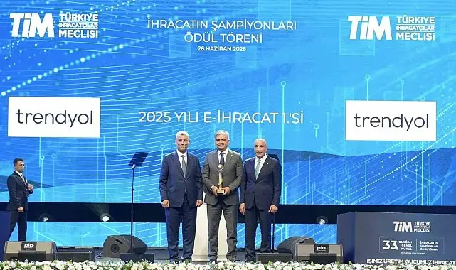 Trendyol, üçüncü kez Türkiye'nin e-ihracat şampiyonu oldu