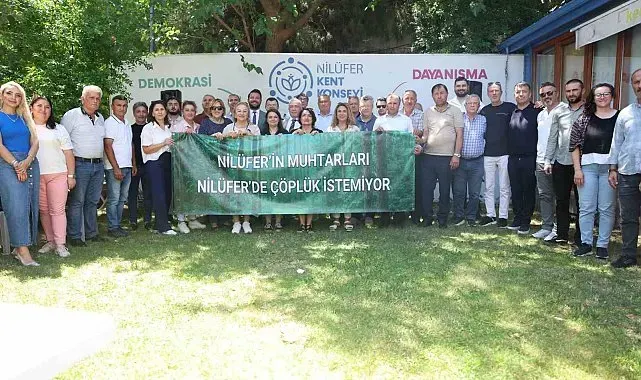 Nilüfer'de katı atık tesisine karşı tek ses: "Çöplük istemiyoruz"