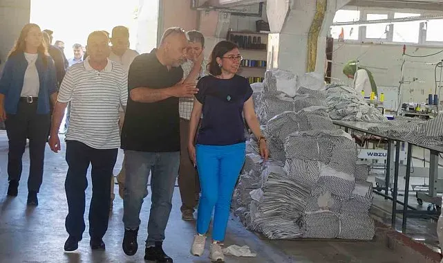 Başkan Vekili Özkan Dokumacılar Sitesi esnafını ziyaret etti