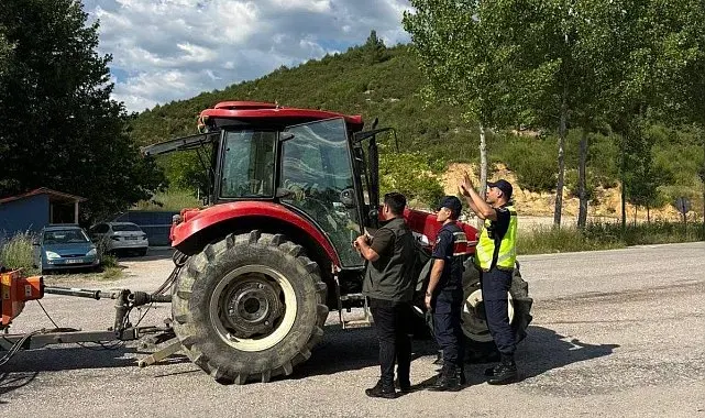 Gediz'de orman yangınlarına karşı broşürlü önlem
