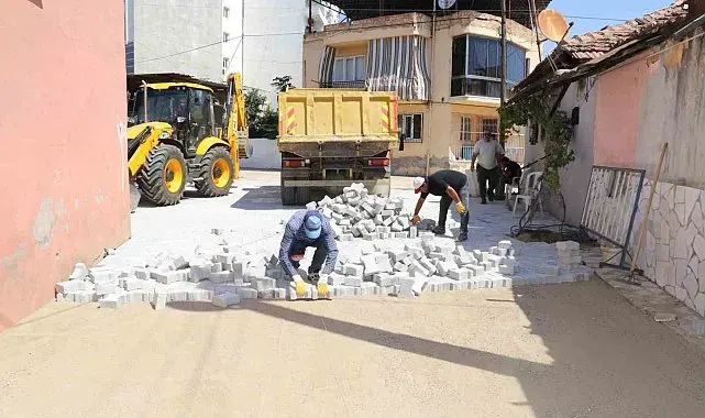 Nazilli Belediyesi'nden 41 noktada eş zamanlı yol seferberliği