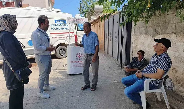 Mobil sigara bırakma polikliniği umut oluyor