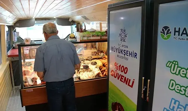 Aydın Büyükşehir Belediyesi'nin mobil hizmetleri Yenipazar'da yoğun ilgi gördü