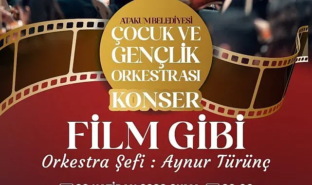 Atakum'da film gibi konser