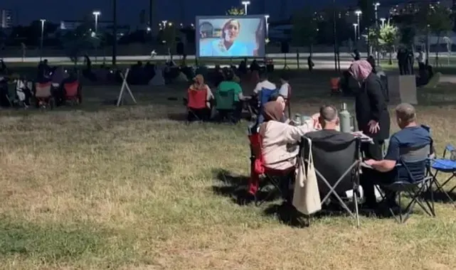 Sincan Park'ta yaz etkinlikleri açık hava sinemasıyla başladı