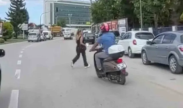 Bolu'da kazadan kıl payı kurtuldular: O anlar kamerada