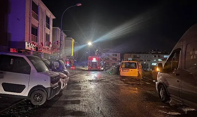 Erzincan'da inşaat sahasında doğal gaz sızıntısı paniği
