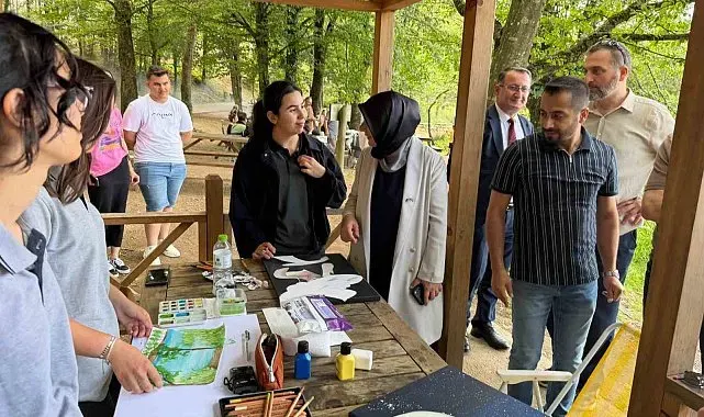 Öğrenciler sanatı doğa ile buluşturdu