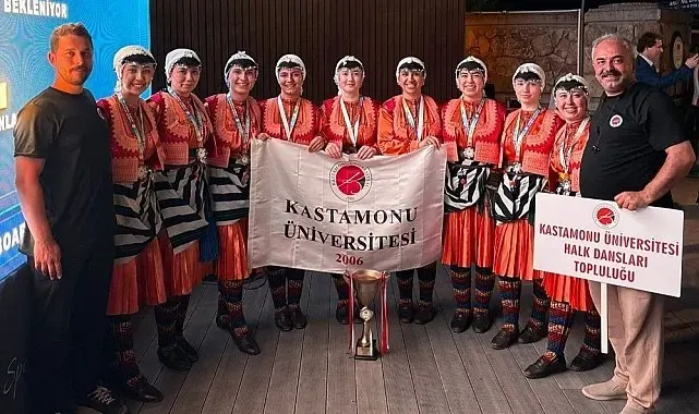 Kastamonu Üniversitesi Halk Dansları Topluluğu Türkiye ikincisi oldu